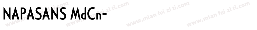 NAPASANS MdCn字体转换